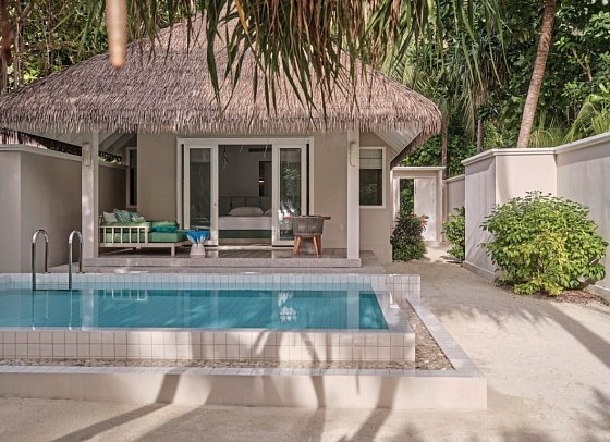 Finolhu, a Seaside Collection Resort - Beispiel Terrasse Private Pool Villa (Zimmercodierung VB2)