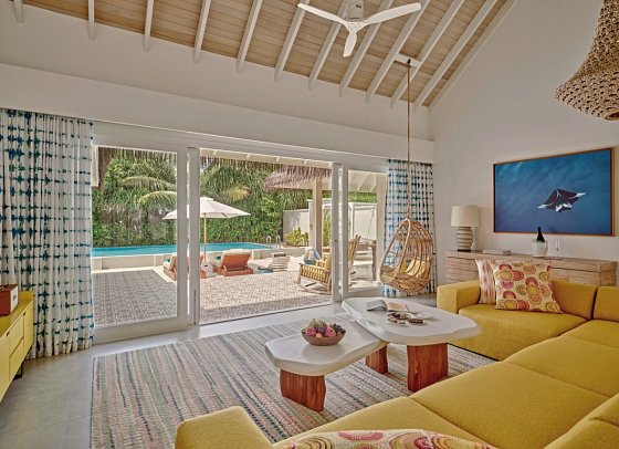 Finolhu, a Seaside Collection Resort - Wohnbeispiel Beach Pool Villa (Zimmercodierung FB1)