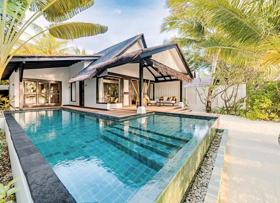 OZEN LIFE Maadhoo - Wohnbeispiel Earth Pool Pavilion (Zimmercodierung WB1)