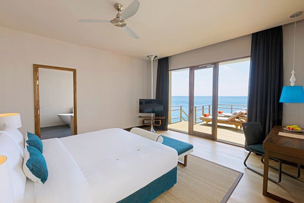 Dhigali Maldives - Wohnbeispiel Water Villa (Zimmercodierung VX1)