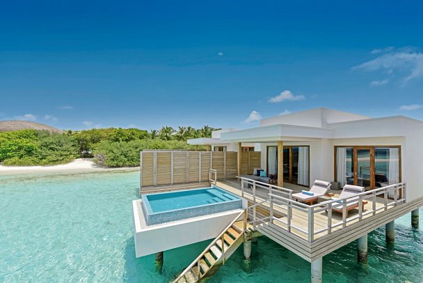 Dhigali Maldives - Wohnbeispiel Lagoon Villa with Pool (Zimmercodierung VL1)