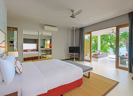 Niva Dhigali Maldives - Wohnbeispiel Beach Villa (Zimmercodierung VB1)