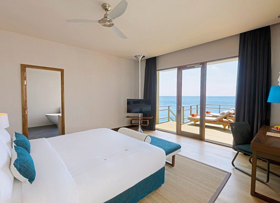 Niva Dhigali Maldives - Wohnbeispiel Water Villa (Zimmercodierung VX1)