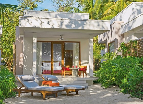 Niva Dhigali Maldives - Wohnbeispiel Beach Bungalow (Zimmercodierung BB1)