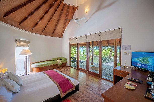 Kuramathi Maldives - Wohnbeispiel Superior Beach Villa (Zimmercodierung VB3)