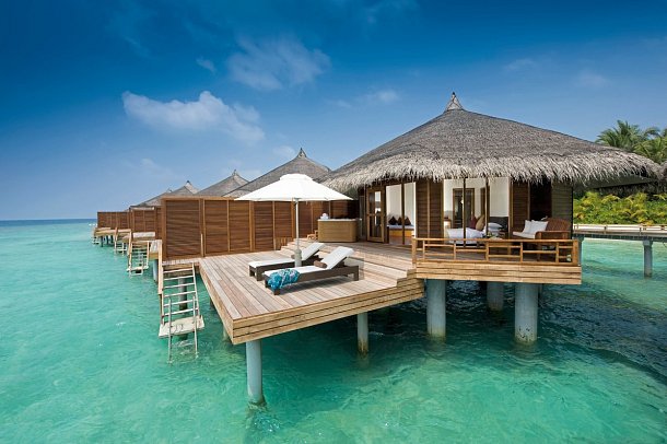 Kuramathi Maldives - Wohnbeispiel Water Villa (Zimmercodierung VX1)