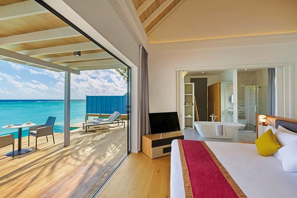 Kuramathi Maldives - Wohnbeispiel Pool Villa (Zimmercodierung VB6)