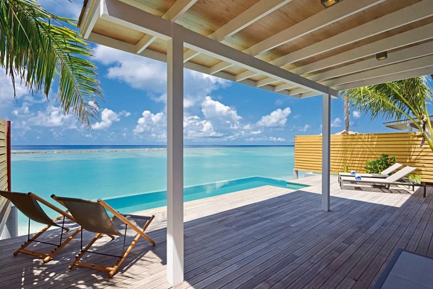 Kuramathi Maldives - Wohnbeispiel Pool Villa (Zimmercodierung VB6)
