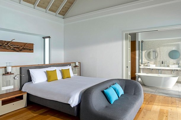 Niva Kuramathi Maldives - Wohnbeispiel Thundi Water Villa with Pool (Zimmercodierung VX4)