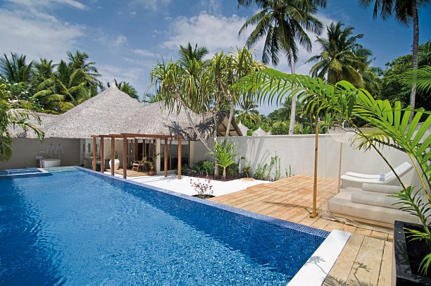 Niva Kuramathi Maldives - Wohnbeispiel Honeymoon Pool Villa (Zimmercodierung VB7)