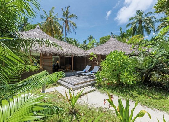 Niva Kuramathi Maldives - Wohnbeispiel Beach Bungalow (Zimmercodierung BB1)
