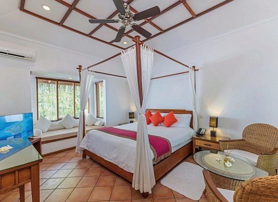 Niva Kuramathi Maldives - Wohnbeispiel Deluxe Beach Villa (Zimmercodierung VB4)