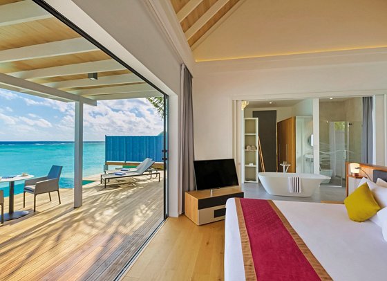 Niva Kuramathi Maldives - Wohnbeispiel Pool Villa (Zimmercodierung VB6)