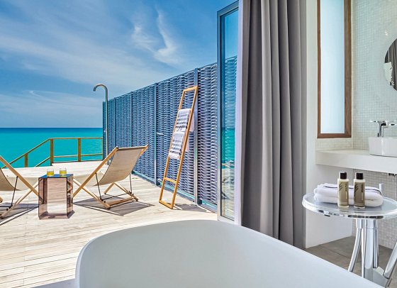 Niva Kuramathi Maldives - Wohnbeispiel Water Villa with Pool (Zimmercodierung VX3)