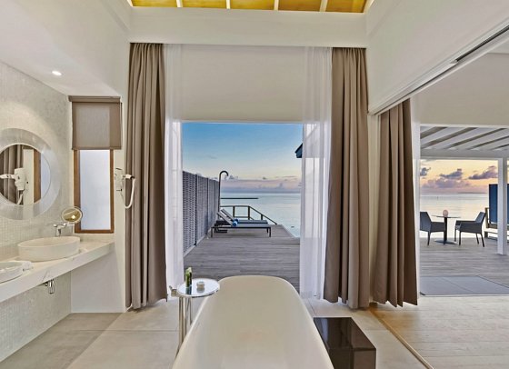 Niva Kuramathi Maldives - Wohnbeispiel Thundi Water Villa with Pool (Zimmercodierung VX4)