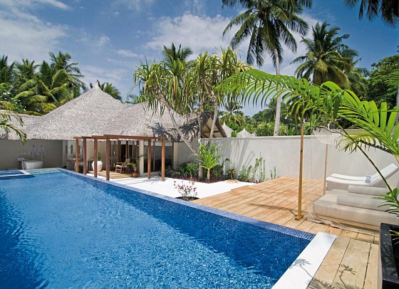 Niva Kuramathi Maldives - Wohnbeispiel Honeymoon Pool Villa (Zimmercodierung VB7)