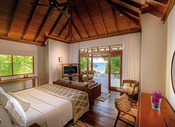 Baros Maldives - Wohnbeispiel Deluxe Beach Villa (Zimmercodierung VB3)