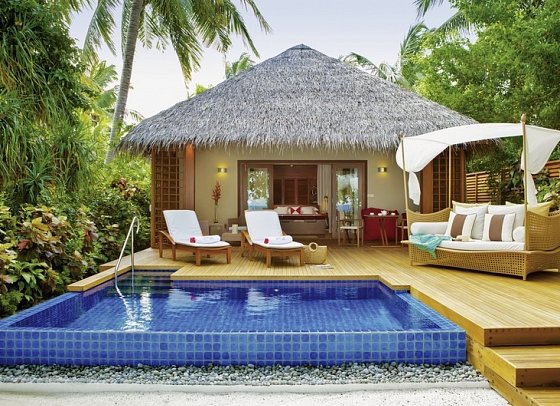 Baros Maldives - Wohnbeispiel Baros Pool Villa (Zimmercodierung VB2)
