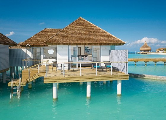Outrigger Maldives Maafushivaru Resort - Wohnbeispiel Over Water Villa (Zimmercodierung VX1)