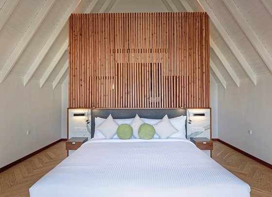 Outrigger Maldives Maafushivaru Resort - Wohnbeispiel Two Bedroom Beach Villa (Zimmercodierung VB3)