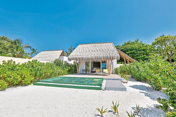 Emerald Maldives Resort & Spa - Wohnbeispiel Beach Villa with Pool (Zimmercodierung VB4)
