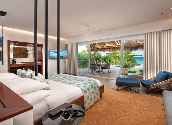 Emerald Maldives Resort & Spa - Wohnbeispiel Beach Villa with Pool (Zimmercodierung VB4)