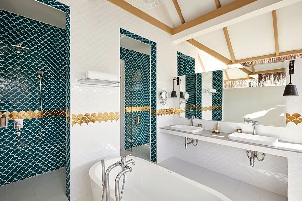 Sun Siyam Iru Veli - Beispiel Bad Beach Villa with Pool (Zimmercodierung VB1)