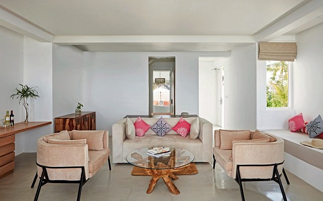 Sun Siyam Iru Veli - Wohnbeispiel Grand Beach Villa with Pool (Zimmercodierungen VB2 & VV2)