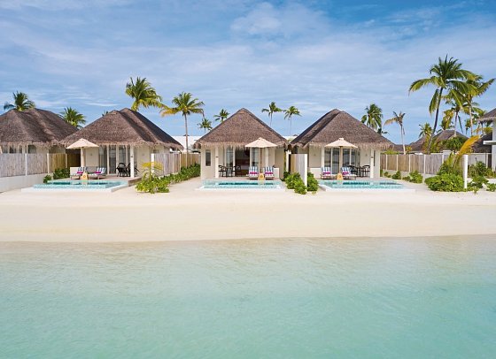 Sun Siyam Iru Veli Maldives - Wohnbeispiel Beach Villa with Pool (Zimmercodierungen VB1 & VV1)