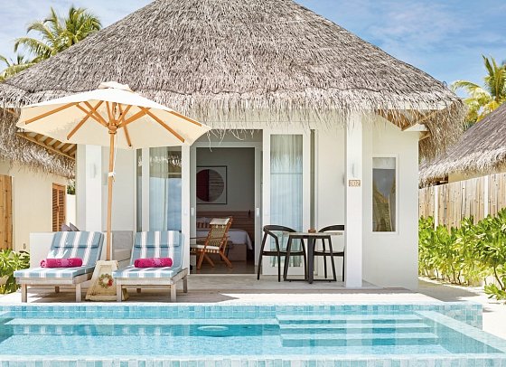 Sun Siyam Iru Veli Maldives - Wohnbeispiel Family Beach Villa with Pool (Zimmercodierungen FB1 & FV1)