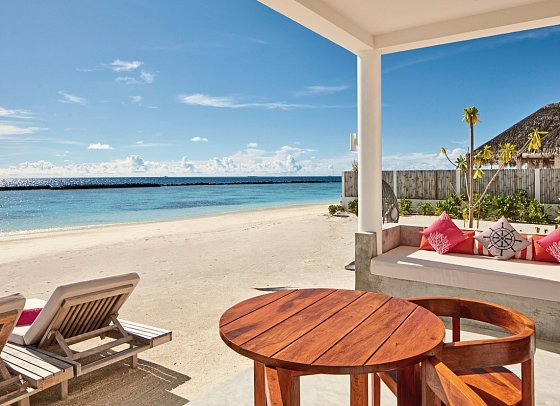Sun Siyam Iru Veli Maldives - Wohnbeispiel Grand Beach Villa with Pool (Zimmercodierungen VB2 & VV2)