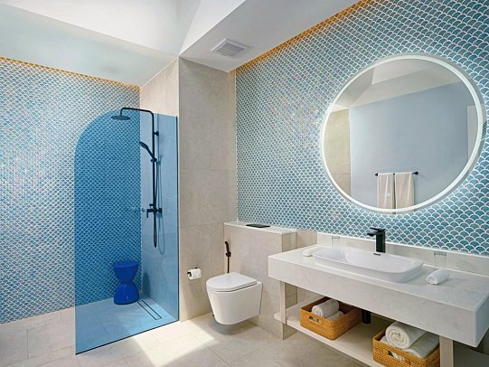 Eri Maldives - Beispiel Bad Beach Villa (Zimmercodierungen VB2, VB3 & VB4)