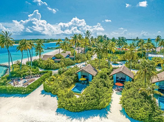 Hard Rock Hotel Maldives - Wohnbeispiel Gold Beach Pool Villa (Zimmercodierung VB2)