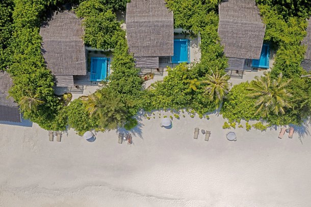 You&Me Maldives - Wohnbeispiel Beach Suite Pool (Zimmercodierung WB1)