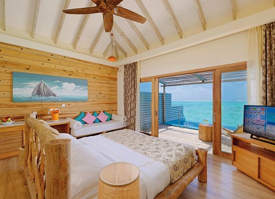 You&Me Maldives - Wohnbeispiel Lagoon Suite Pool (Zimmercodierungen VL3 & VX6)