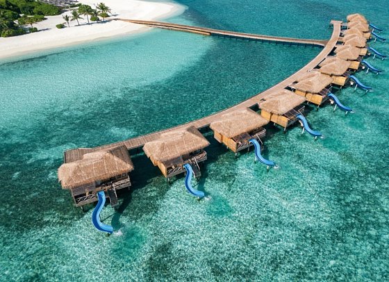 You&Me Maldives - Wohnbeispiel Aqua Suite with Slide (Zimmercodierungen WX1 & WX7)