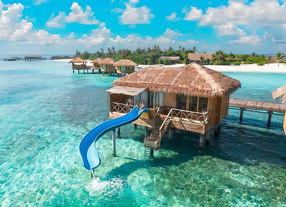 You&Me Maldives - Wohnbeispiel Aqua Suite with Slide (Zimmercodierungen WX1 & WX7)