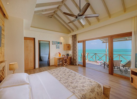 You&Me Maldives - Wohnbeispiel Aqua Suite with Slide (Zimmercodierungen WX1 & WX7)
