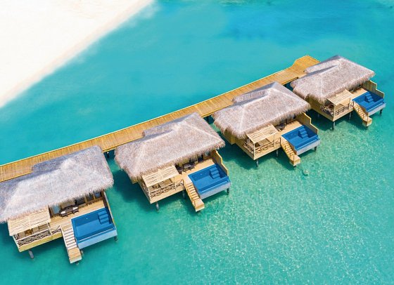You&Me Maldives - Wohnbeispiel Aqua Suite Pool (Zimmercodierungen WX2 & WX8)