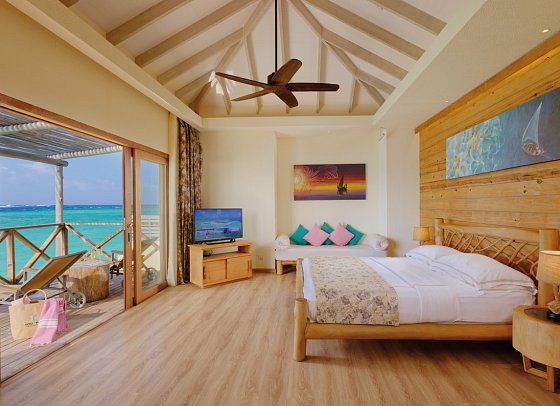 You&Me Maldives - Wohnbeispiel Aqua Suite Pool (Zimmercodierungen WX2 & WX8)
