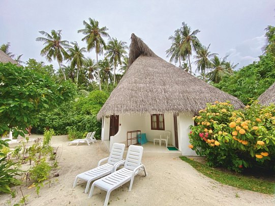 Fihalhohi Maldives - Wohnbeispiel Deluxe Superior (Zimmercodierungen VG1 & VB2)
