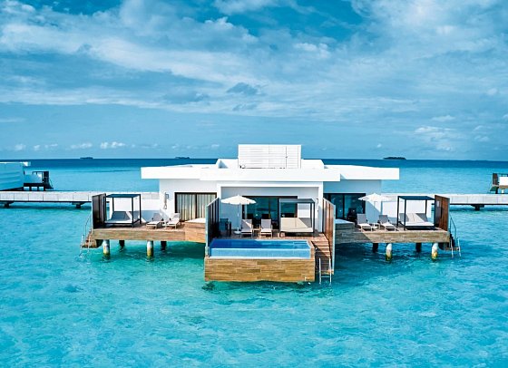 RIU Palace Maldivas - Wohnbeispiel Overwater Suite