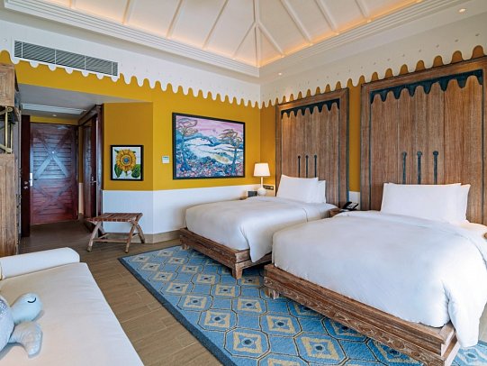 SAii Lagoon Maldives, Curio Collection by Hilton - Wohnbeispiel Beach Room (Zimmercodierungen UB1 & UB2)