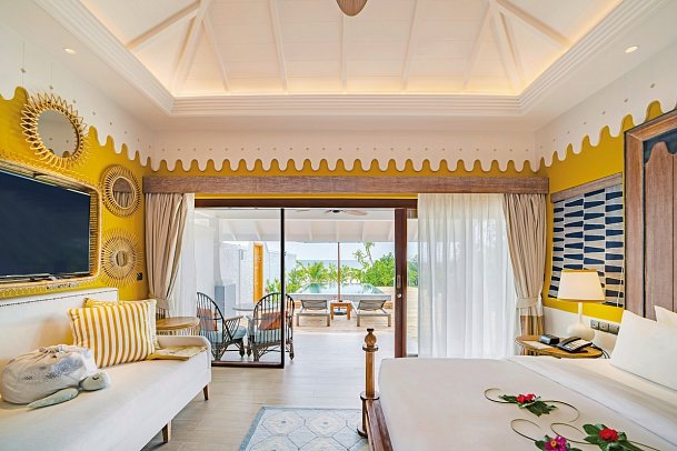 SAii Lagoon Maldives, Curio Collection by Hilton - Wohnbeispiel Beach Villa with Pool (Zimmercodierung VB2)