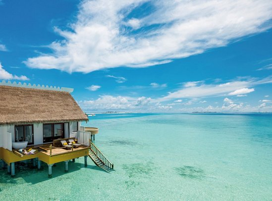 SAii Lagoon Maldives, Curio Collection by Hilton - Wohnbeispiel Overwater Villa (Zimmercodierung VX1)