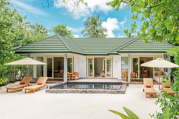 Siyam World Maldives - Wohnbeispiel Two Bedroom Pool Beach Villa (Zimmercodierungen FX1 & FV1)