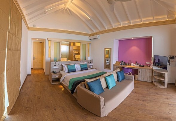 Siyam World Maldives - Wohnbeispiel Lagoon Villa with Pool & Slide (Zimmercodierungen VL1 & VV3)