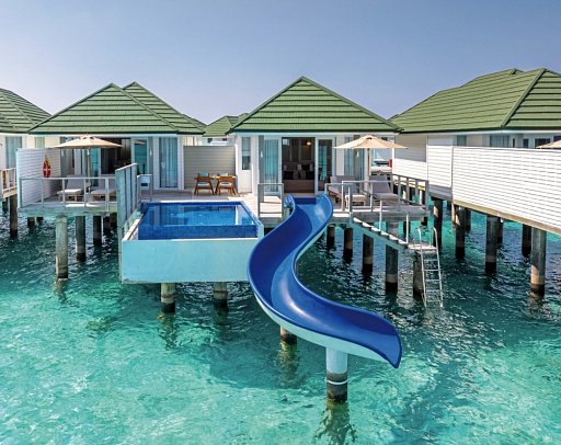 Siyam World Maldives - Two Bedroom Lagoon Villa with Pool & Slide (Zimmercodierungen FX2 & FV2)