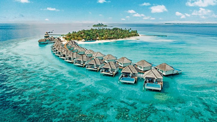 Nova Maldives - Wohnbeispiel Water Villas (Zimmercodierungen VX1, VX2 & VX3)