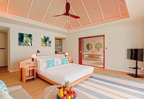 Nova Maldives - Wohnbeispiel Water Villa (Zimmercodierungen VX1, VX2 & VX3)